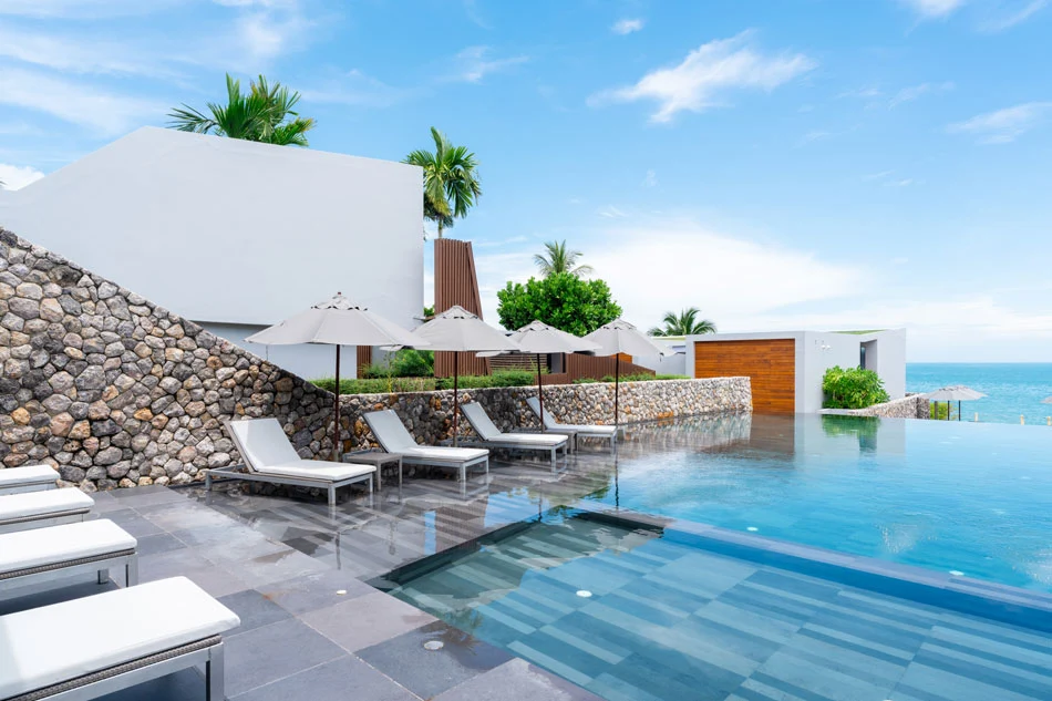 Swimming pool at Casa de La Flora