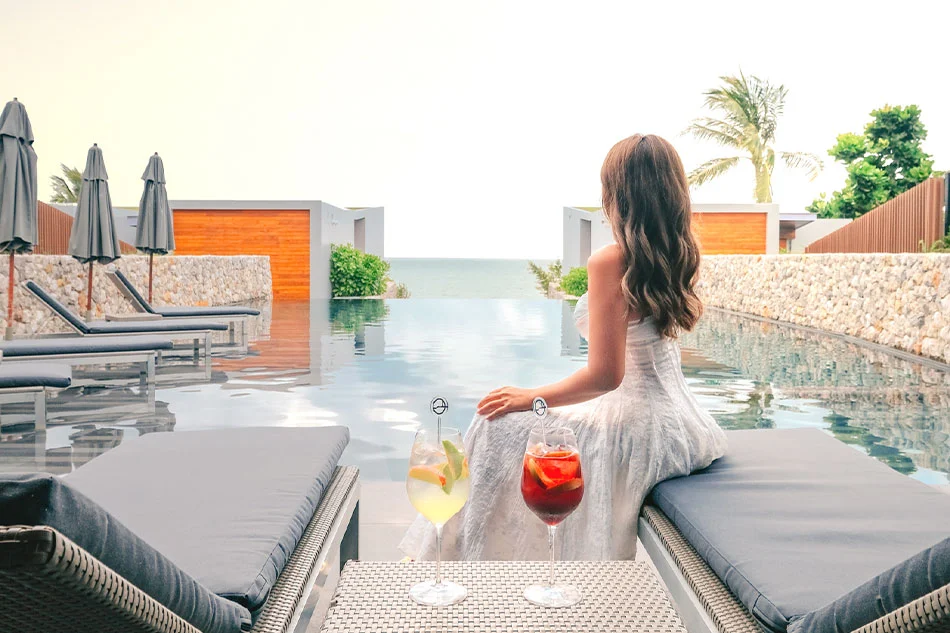 Swimming pool at Casa de La Flora