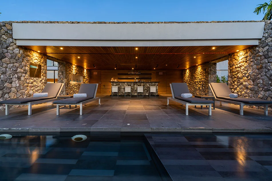 Swimming pool at Casa de La Flora