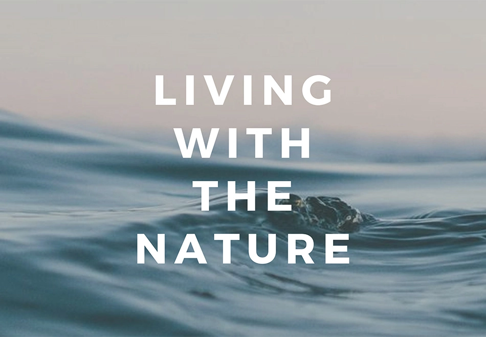 Living with Nature sustainability concept